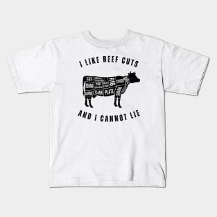 I Like Beef Cuts - Funny Cow Graphic Kids T-Shirt